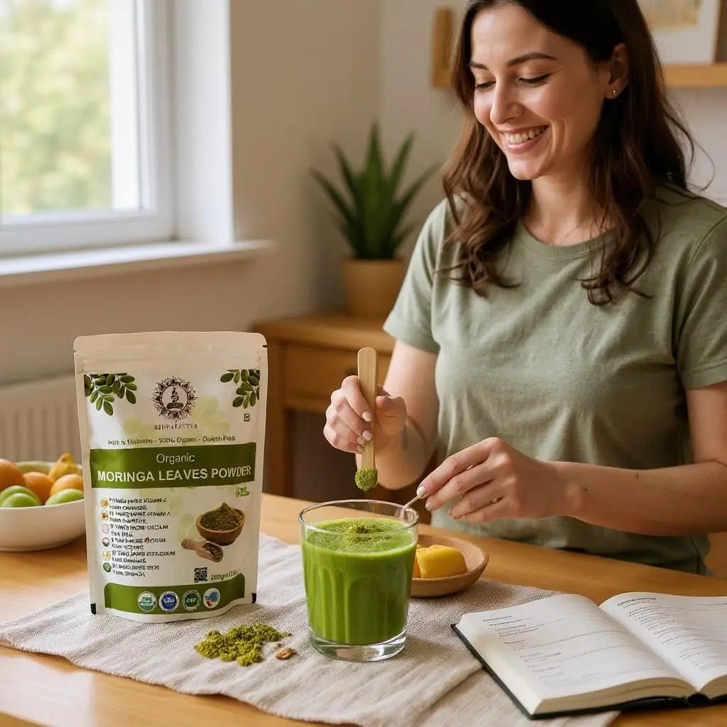 Shivatattva Organic Moringa Leaf Powder | Superfood for Immunity, Energy & Detox (200g)