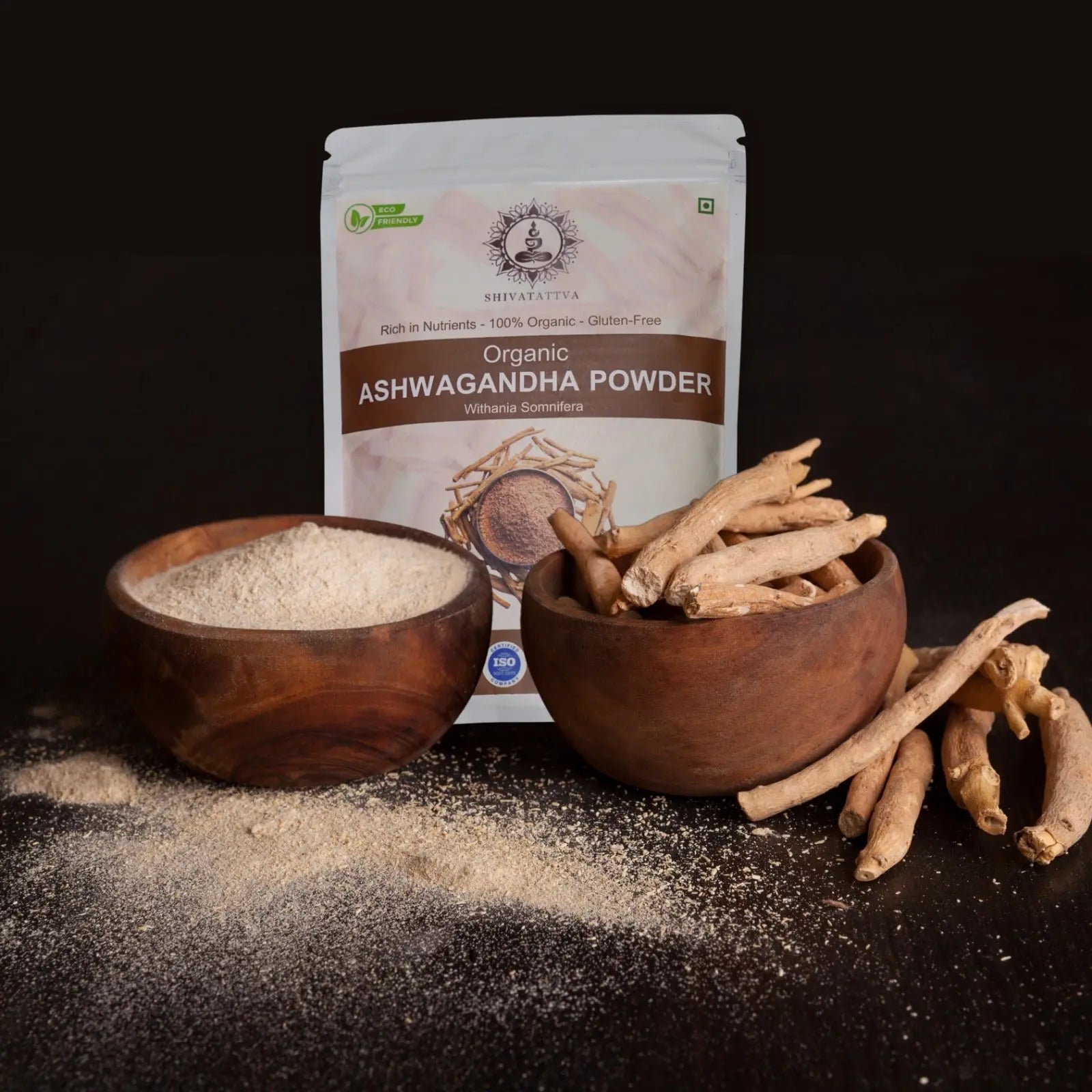 Shivatattva Organic Ashwagandha Powder 200g – Ayurvedic Churna for Stress, Sleep & Immunity