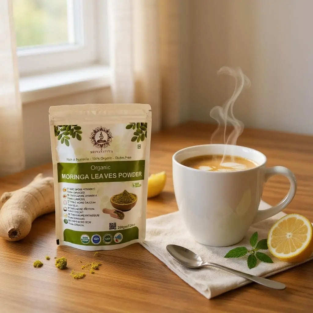 Shivatattva Organic Moringa Leaf Powder | Superfood for Immunity, Energy & Detox (200g)